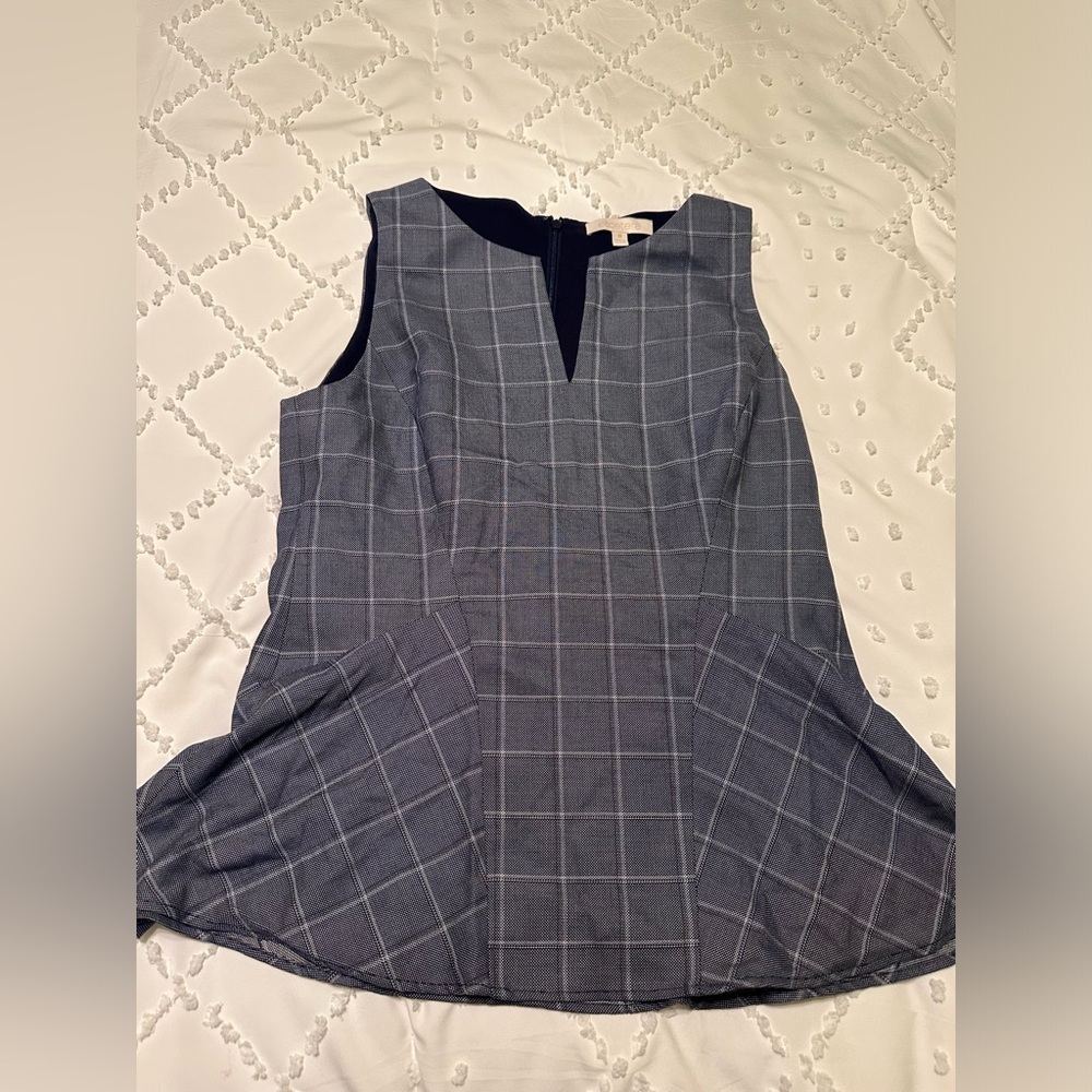 Etcetera Sleeveless Plaid Blouse Size 8